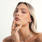Bruce & Co Gemini – Two Sculpted Stacking Rings Set