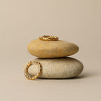 Bruce & Co Hammered Hoop Earrings, 17 mm