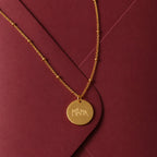 Bruce & Co Drawing Disc Necklace