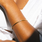 Bruce & Co Solar – White Zircon Open Cuff Bracelet