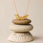 Bruce & Co Bubble Name Necklace