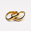 Bruce & Co Double Trouble – Two Sculpted Wave Rings Set