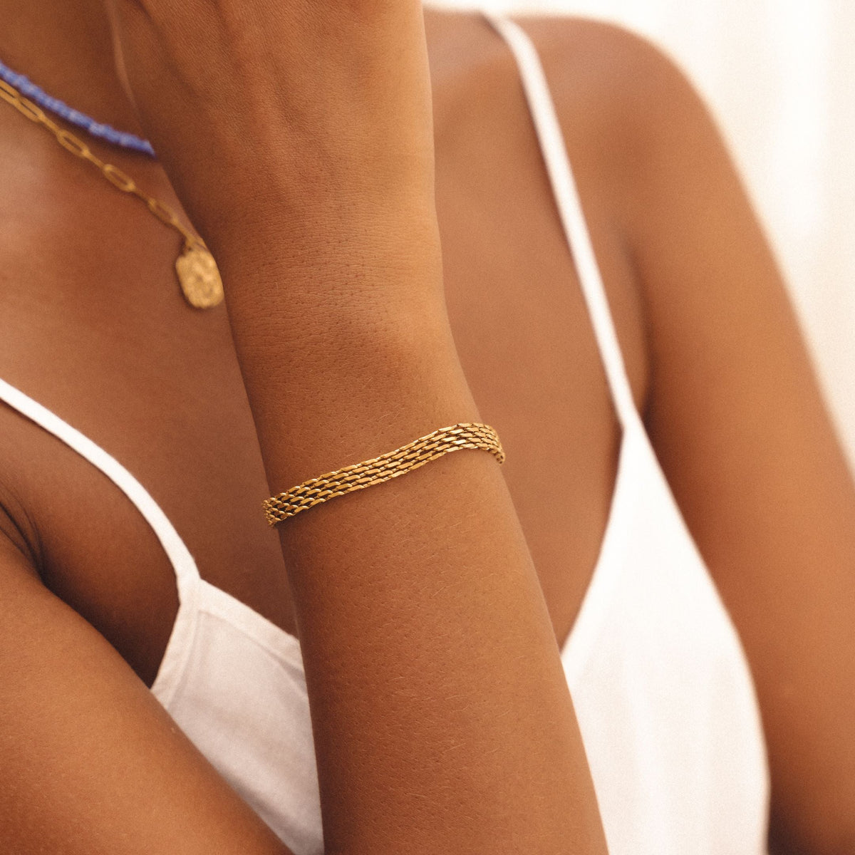 Bruce & Co Sifnos – Woven Chain Bracelet, 6 mm