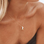 Bruce & Co Polished Teardrop Pendant Necklace, 45 cm
