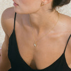 Bruce & Co Mother-of-Pearl Initial Necklace, A–Z