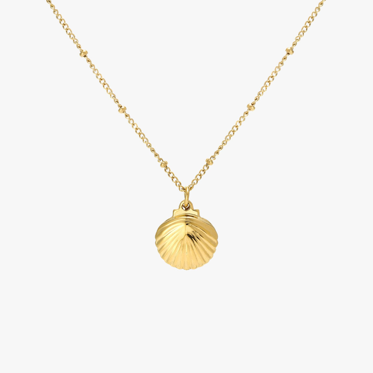 Bruce & Co Reversible Shell and Pearl Pendant Necklace
