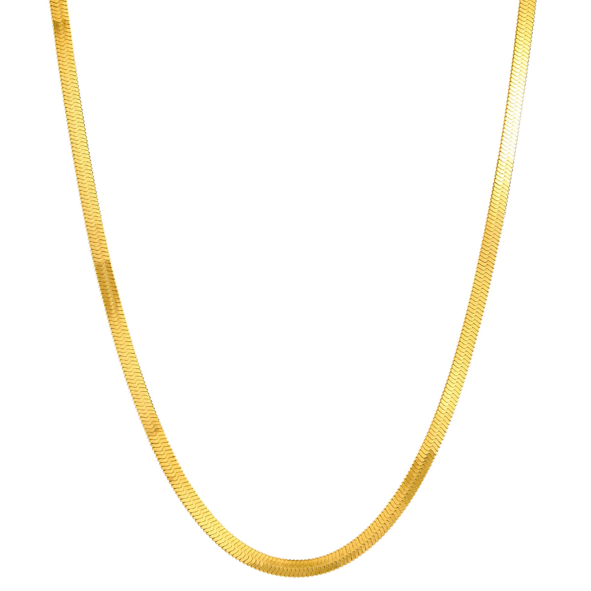 Bruce & Co Kauai – Herringbone Choker, 4 mm, 39–44 cm