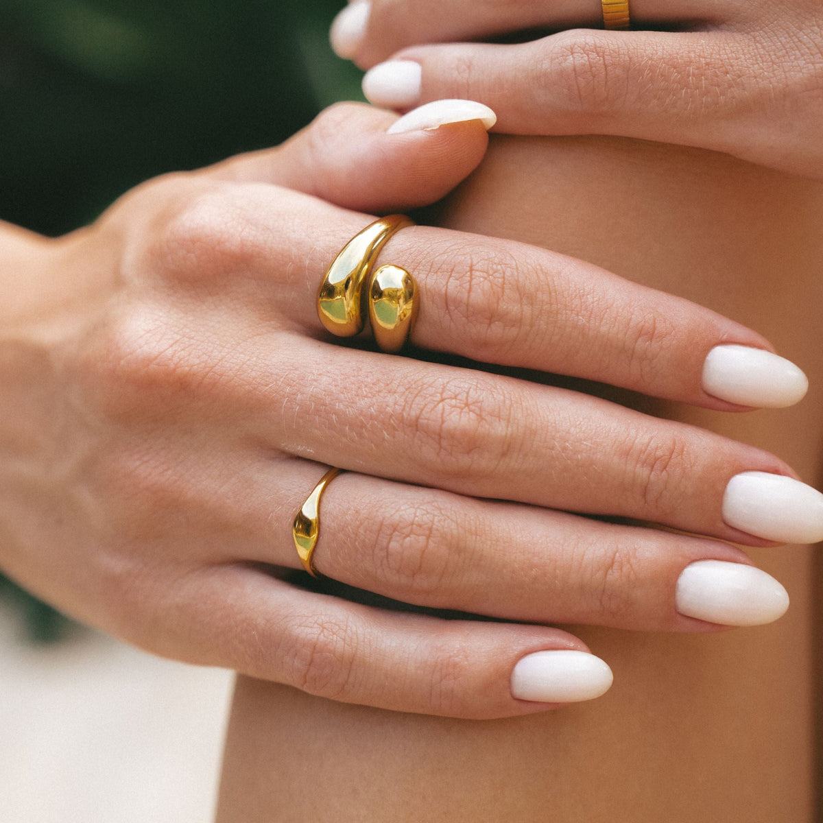 Bruce & Co Double Twist – Open Wrap Statement Ring