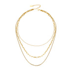 Bruce & Co Saona – Triple Layer Chain Necklace