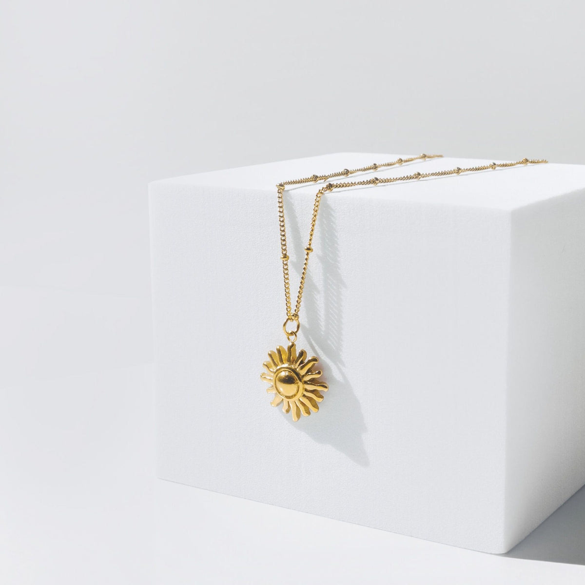 Bruce & Co Sunburst Pendant Necklace, 45 cm