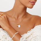 Bruce & Co Sunseeker – Freshwater Pearl Bracelet, Adjustable