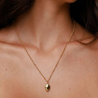 Bruce & Co Goldie – Organic Nugget Pendant Necklace