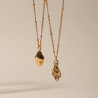 Bruce & Co Goldie – Organic Nugget Pendant Necklace