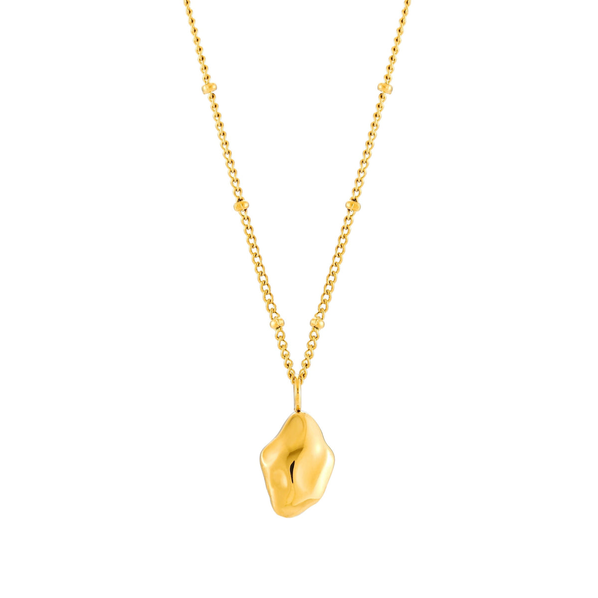 Bruce & Co Goldie – Organic Nugget Pendant Necklace
