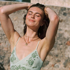 Bruce & Co Emerald Coast – Green Enamel Choker Necklace