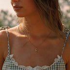 Bruce & Co Hand Pendant Necklace with Green Zircon