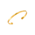 Bruce & Co Hammered Open Cuff Bracelet, 4.4 mm, Steel