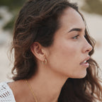 Bruce & Co Hammered Hoop Earrings, 17 mm