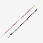 Bruce & Co Amalfi Rose – Pink Heart Tennis Bracelet