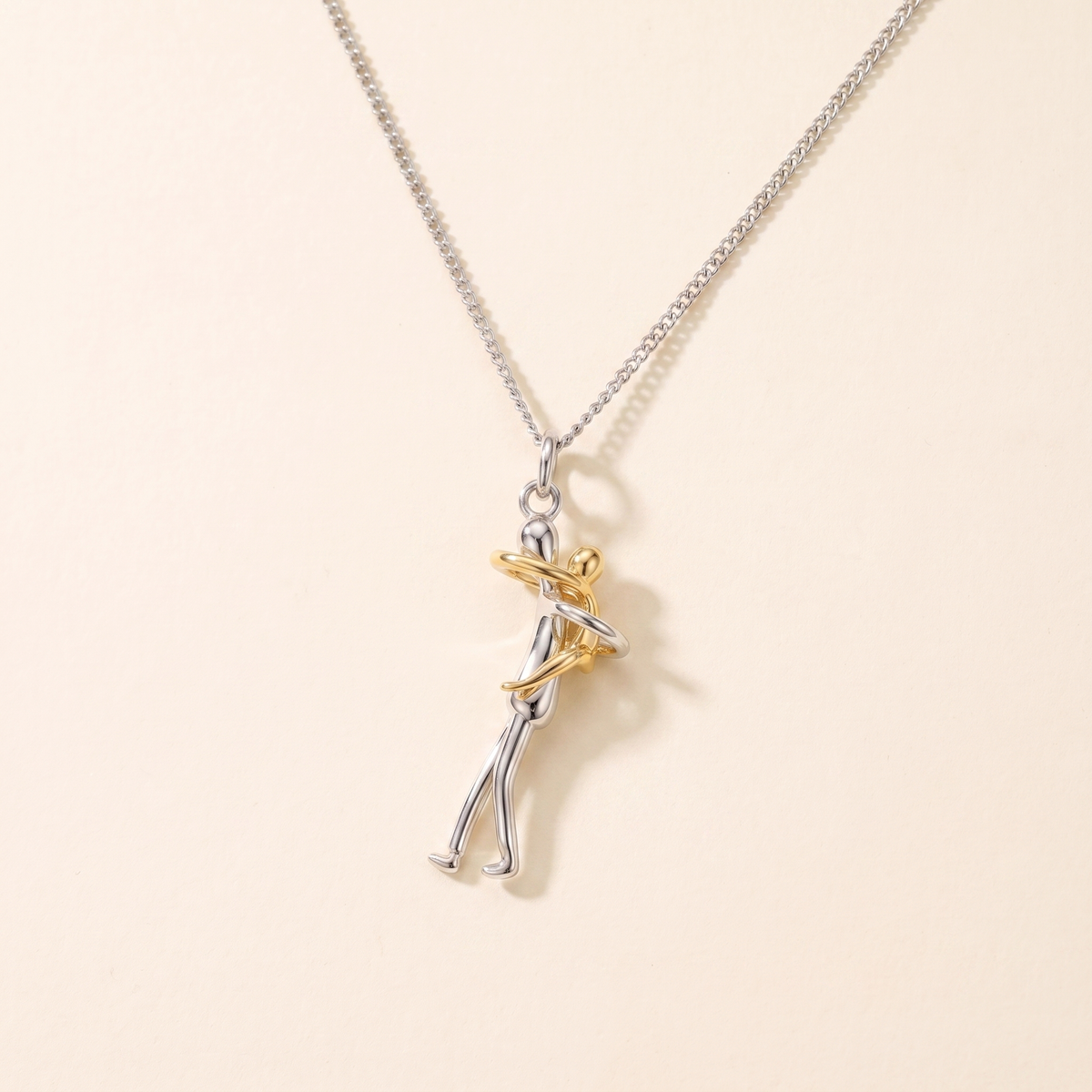 Bruce & Co Two Embrace Necklaces and Hug Ring Set