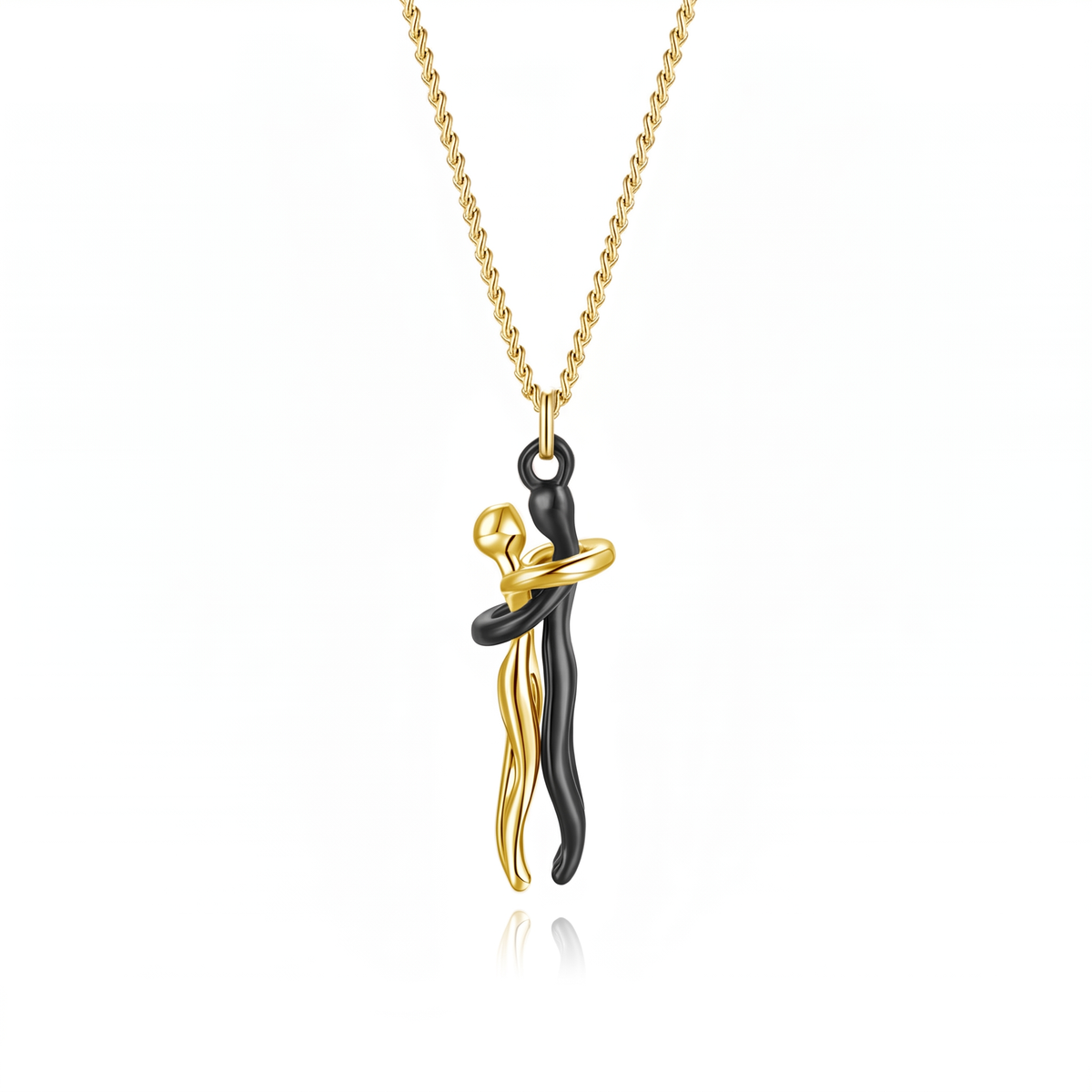 Bruce & Co Embrace – Hugging Figures Pendant Necklace