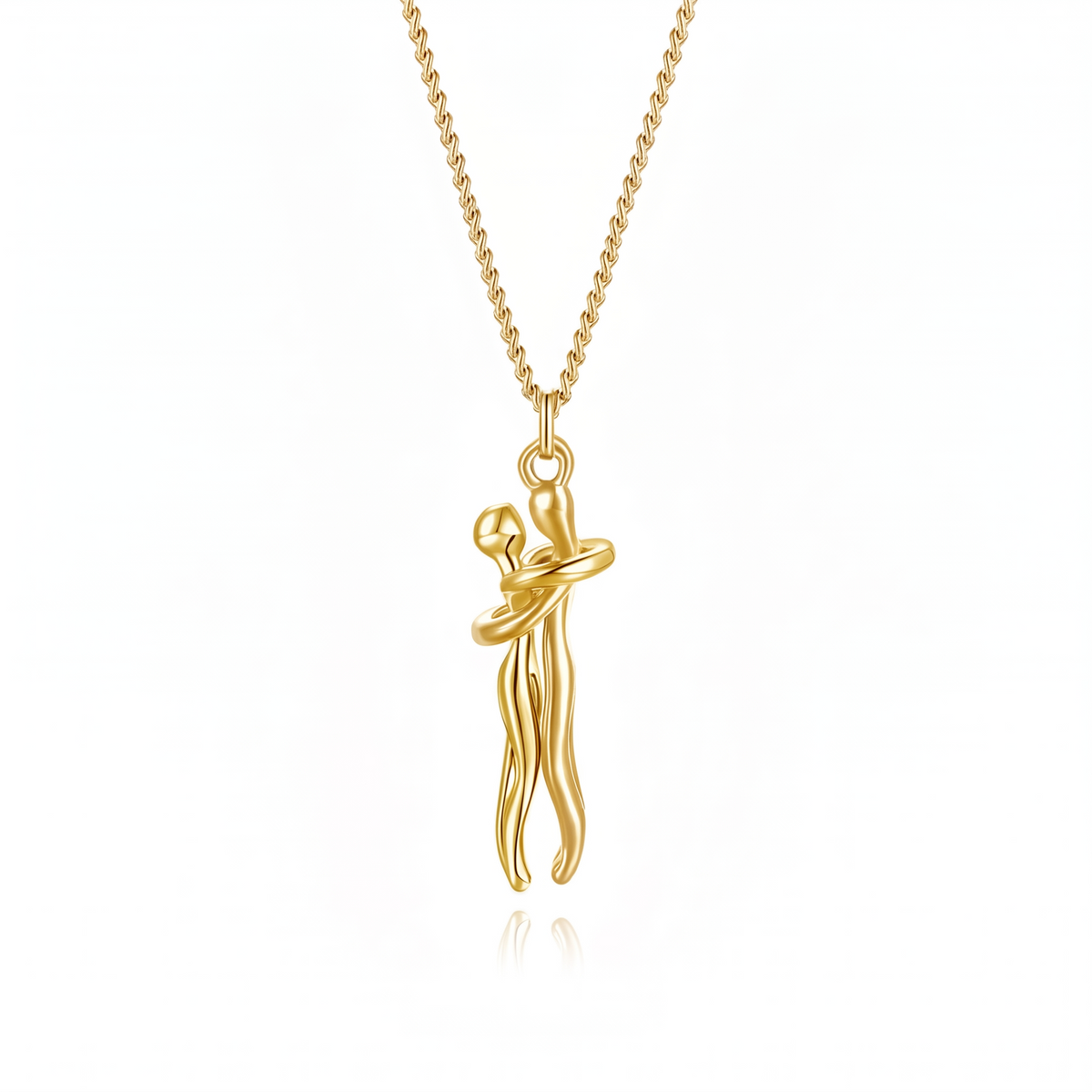 Bruce & Co Embrace – Hugging Figures Pendant Necklace