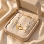 Bruce & Co Two Embrace Necklaces and Hug Ring Set