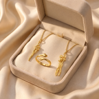 Bruce & Co Two Embrace Necklaces and Hug Ring Set