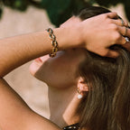 Bruce & Co Ibiza – Oval Link Chain Bracelet, Gold PVD Steel