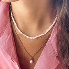 Bruce & Co Mini Freshwater Pearl Choker, 36–42 cm