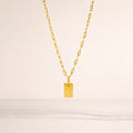 Bruce & Co Initial Tag Necklace