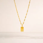 Bruce & Co Initial Tag Necklace