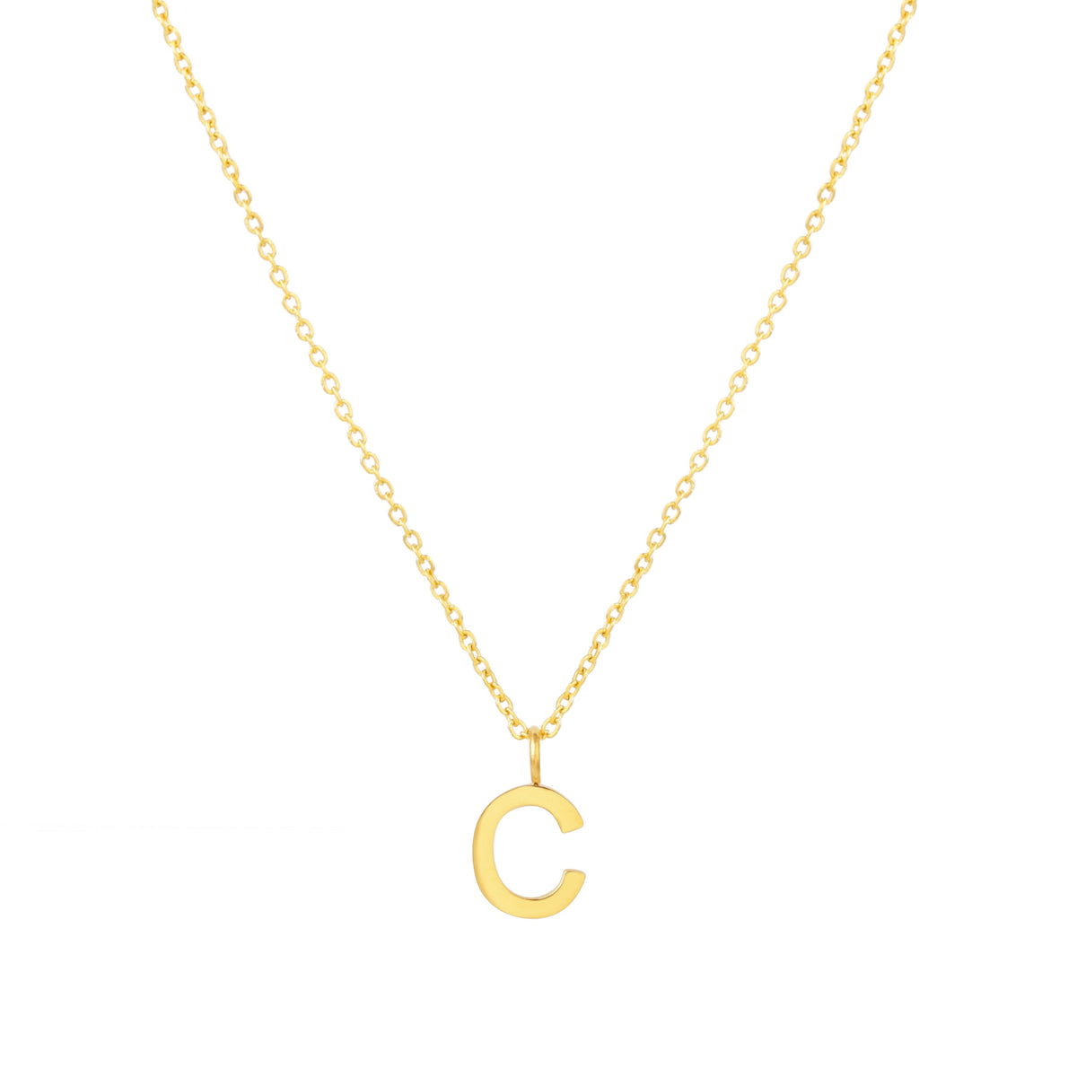 Bruce & Co Initial Letter Pendant Necklace, A–Z, 45 cm