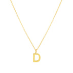 Bruce & Co Initial Letter Pendant Necklace, A–Z, 45 cm