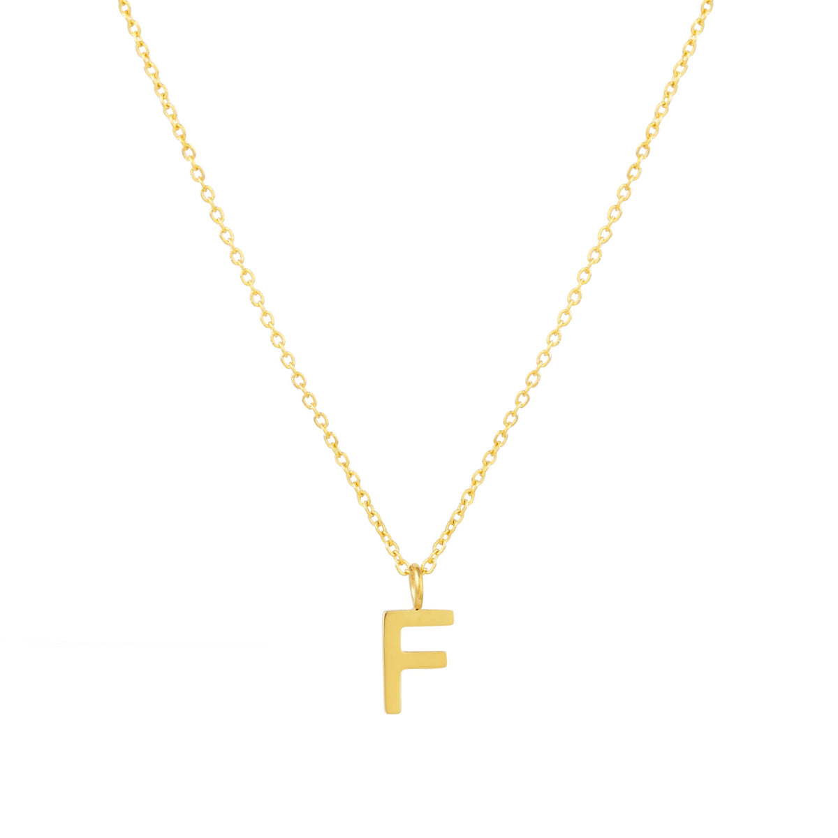 Bruce & Co Initial Letter Pendant Necklace, A–Z, 45 cm