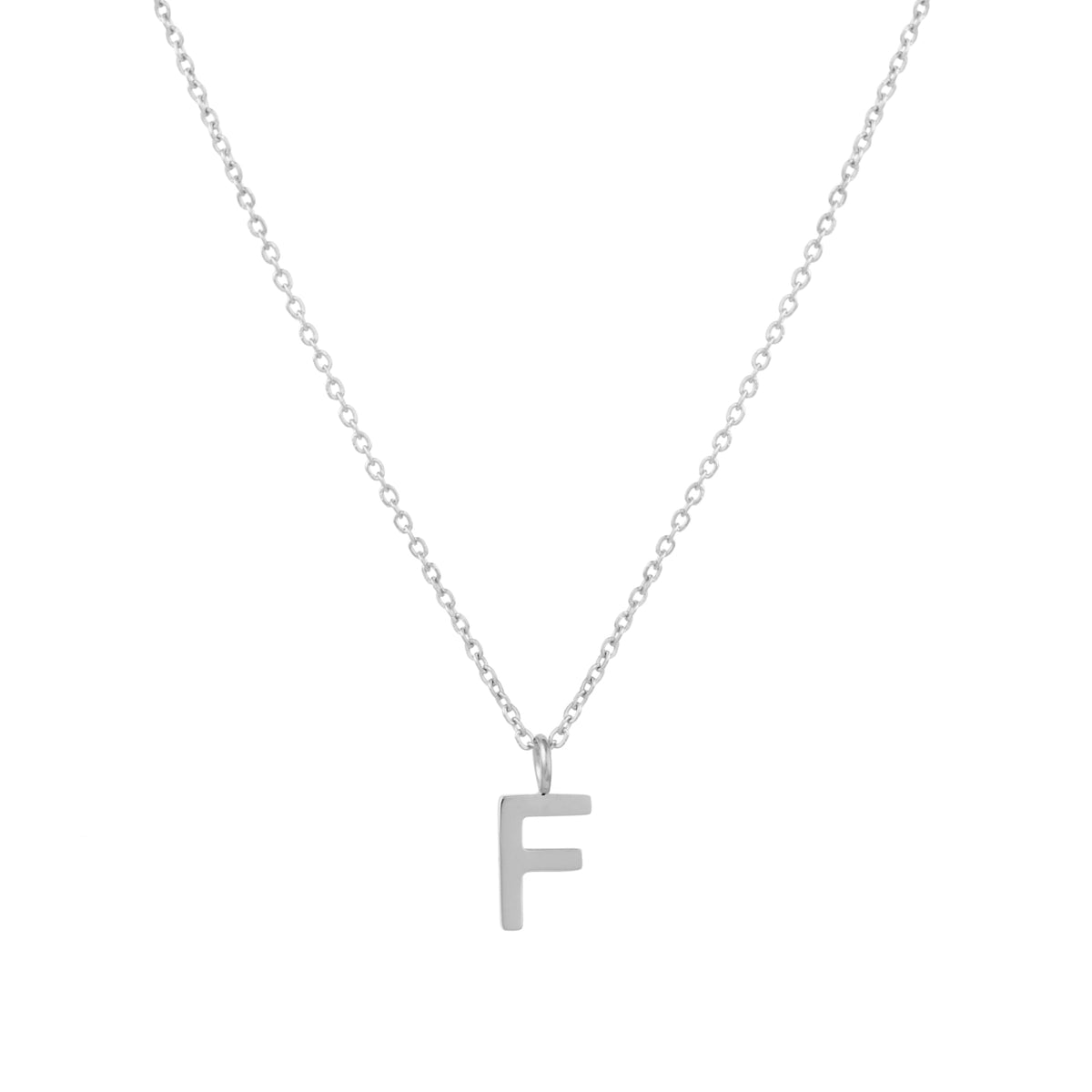 Bruce & Co Initial Letter Pendant Necklace, A–Z, 45 cm