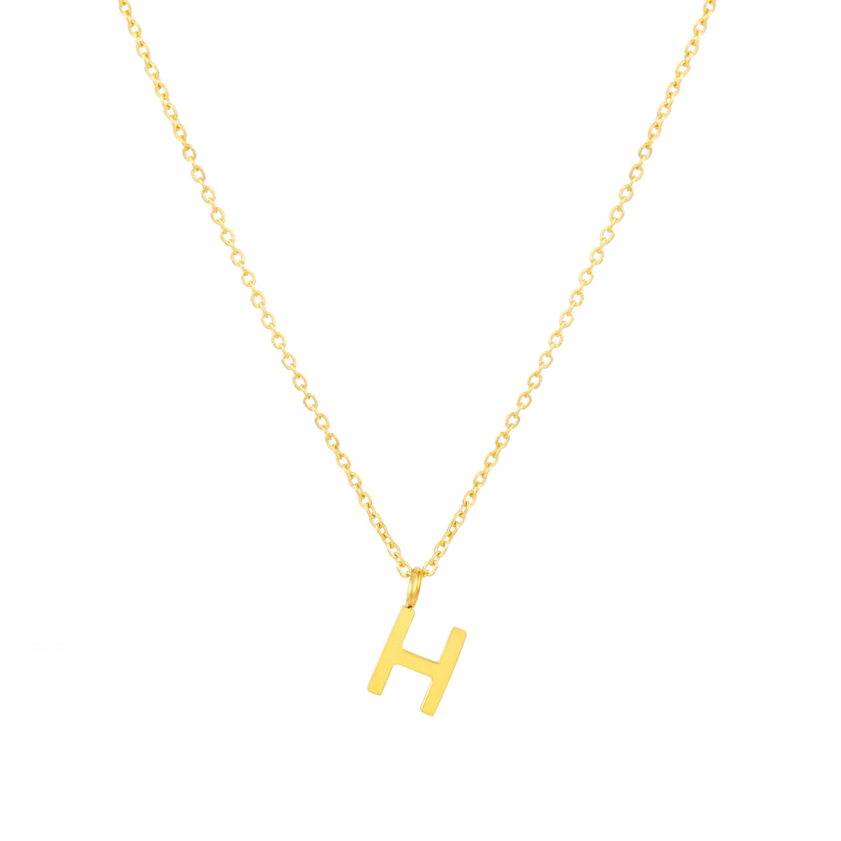 Bruce & Co Initial Letter Pendant Necklace, A–Z, 45 cm