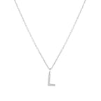 Bruce & Co Initial Letter Pendant Necklace, A–Z, 45 cm