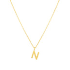 Bruce & Co Initial Letter Pendant Necklace, A–Z, 45 cm