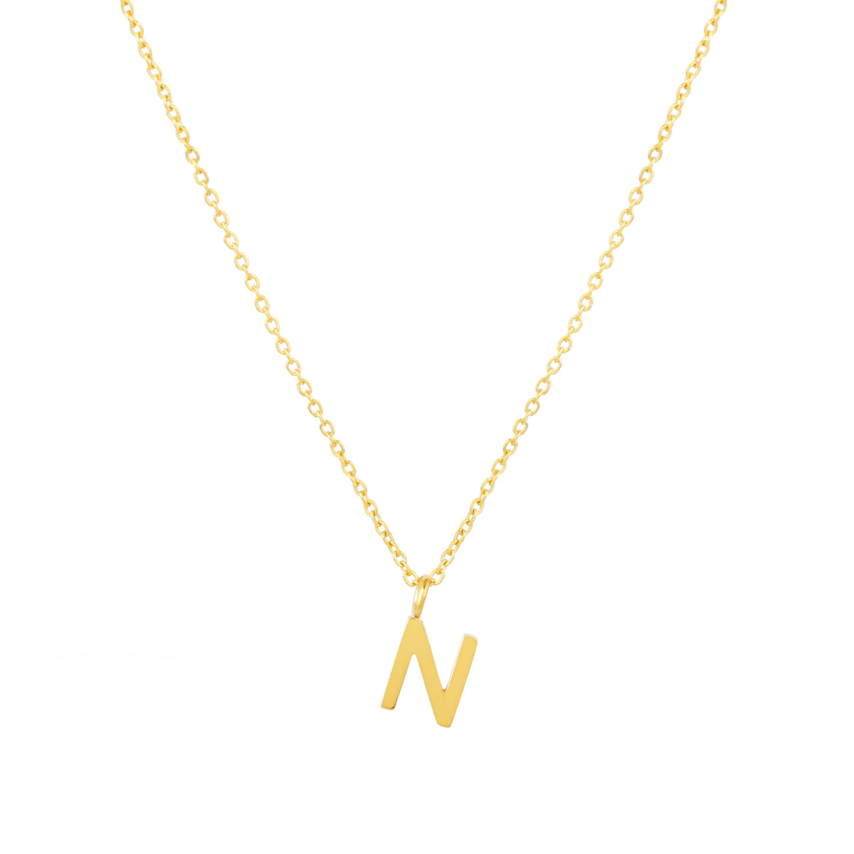 Bruce & Co Initial Letter Pendant Necklace, A–Z, 45 cm