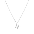 Bruce & Co Initial Letter Pendant Necklace, A–Z, 45 cm