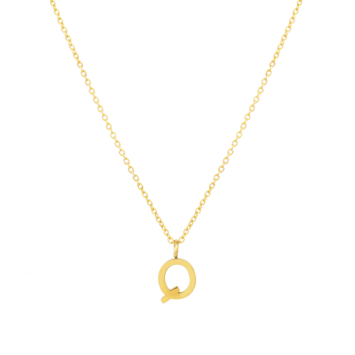 Bruce & Co Initial Letter Pendant Necklace, A–Z, 45 cm