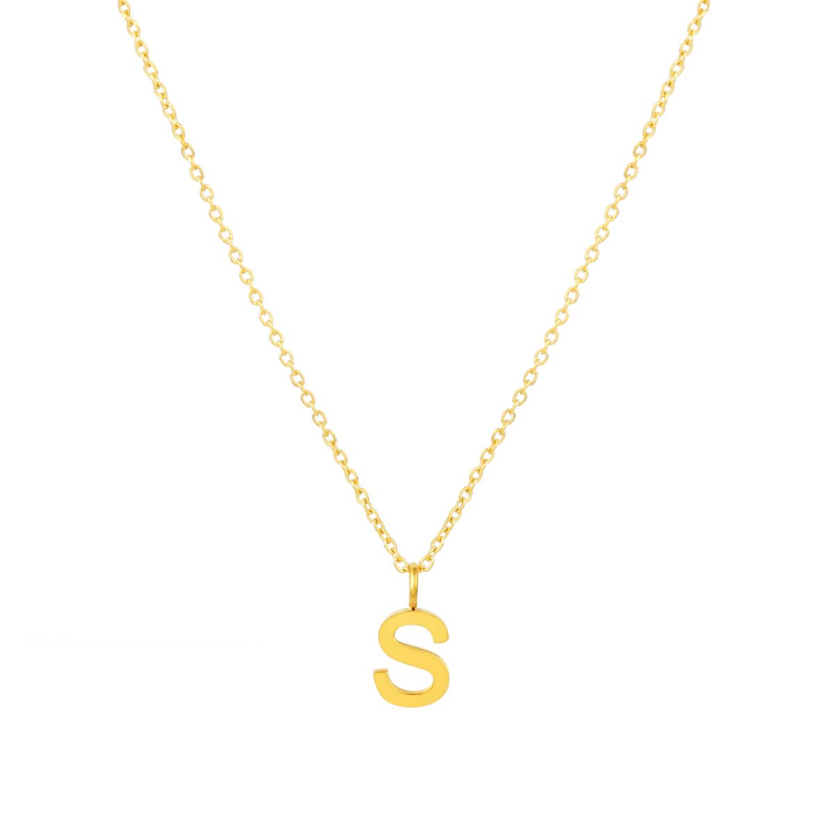 Bruce & Co Initial Letter Pendant Necklace, A–Z, 45 cm