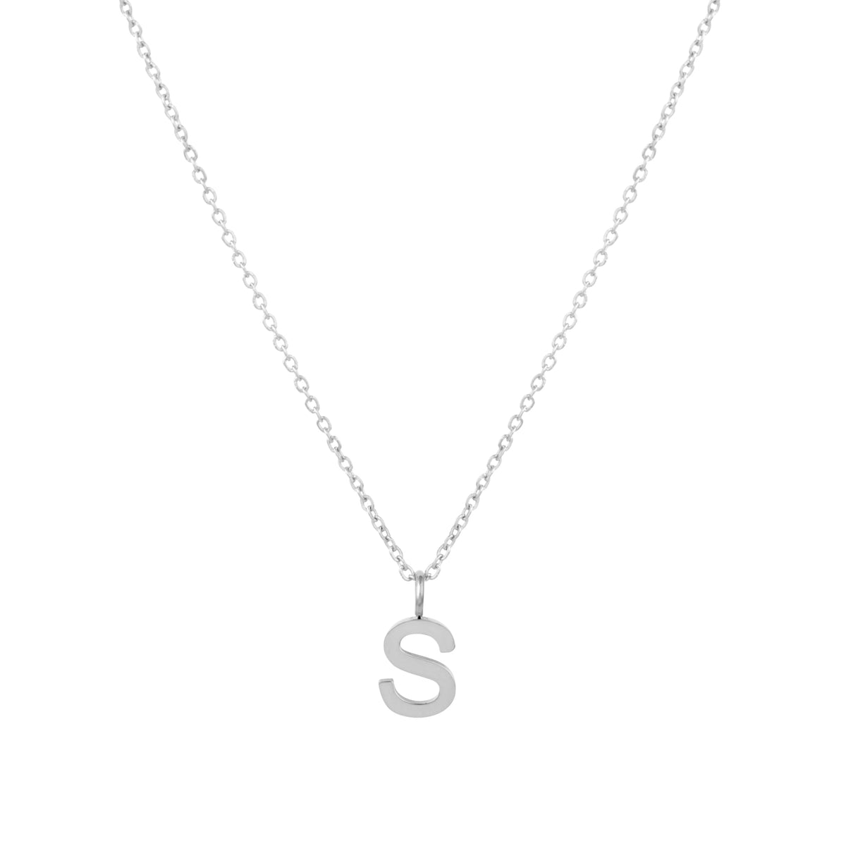 Bruce & Co Initial Letter Pendant Necklace, A–Z, 45 cm