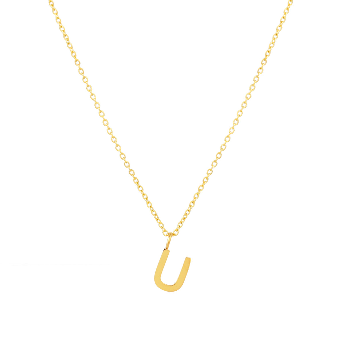 Bruce & Co Initial Letter Pendant Necklace, A–Z, 45 cm