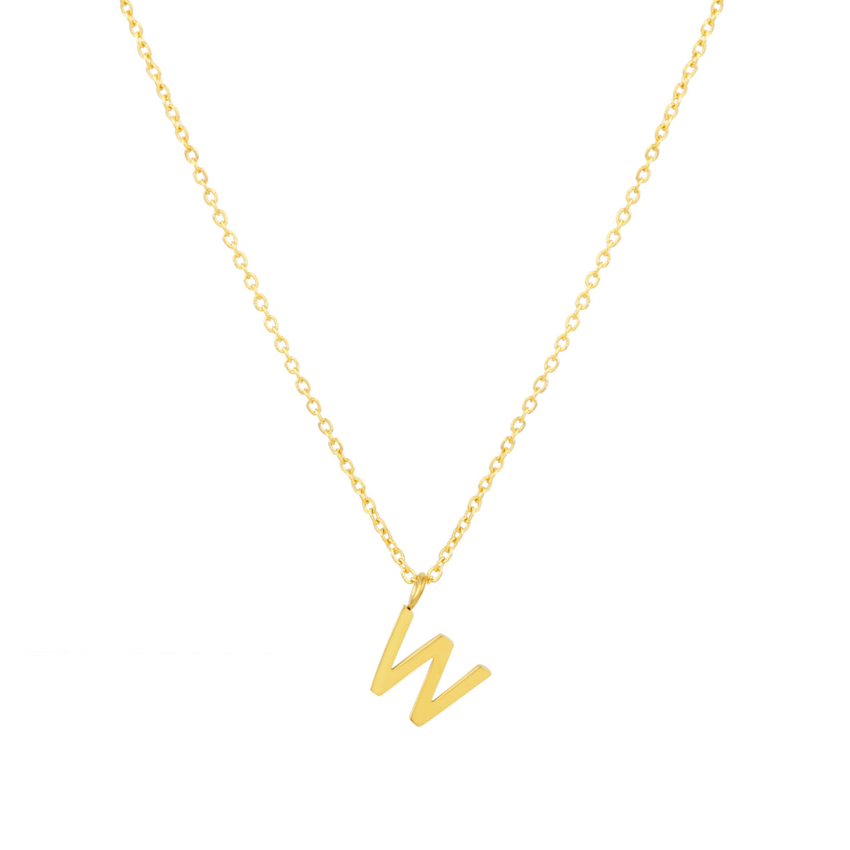 Bruce & Co Initial Letter Pendant Necklace, A–Z, 45 cm