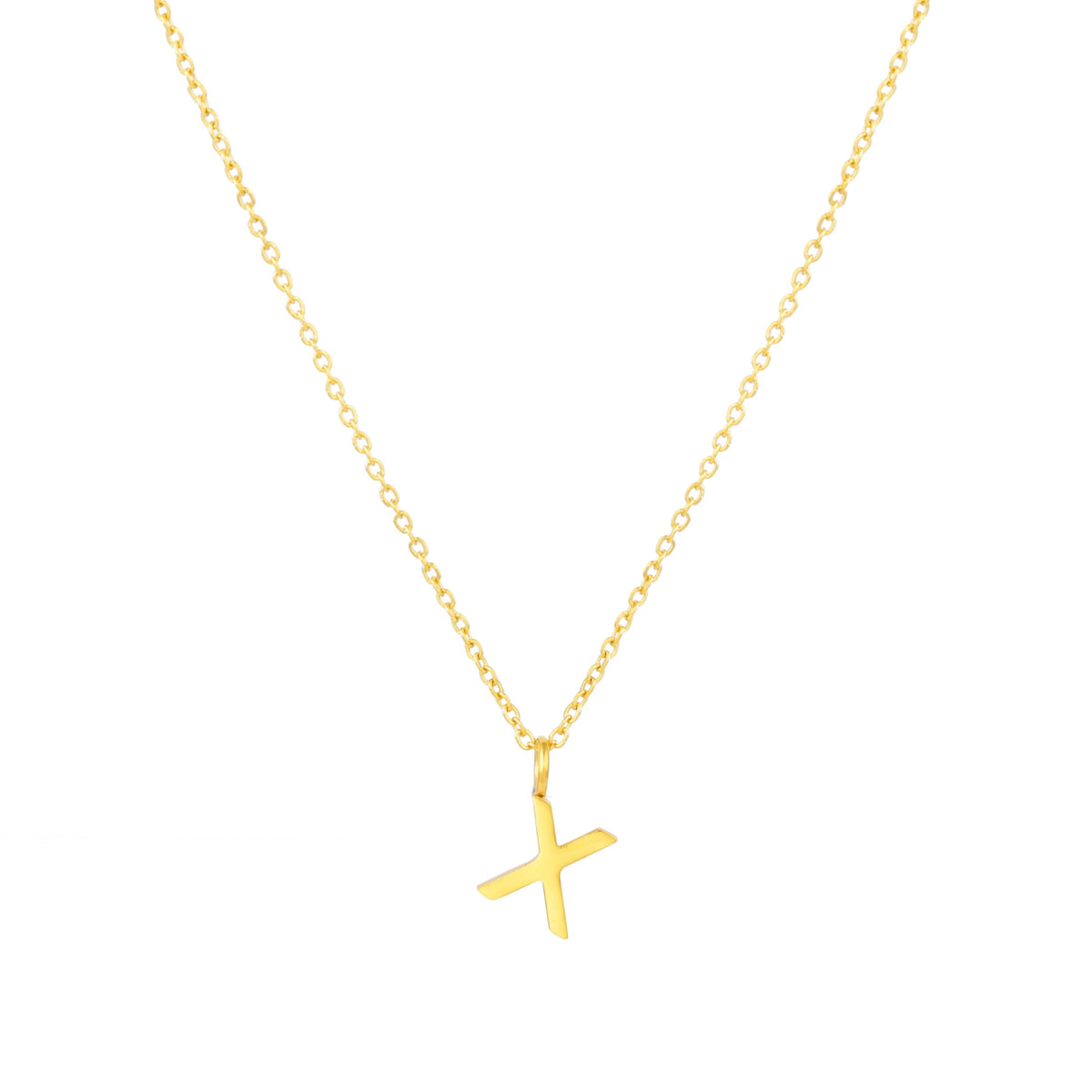 Bruce & Co Initial Letter Pendant Necklace, A–Z, 45 cm