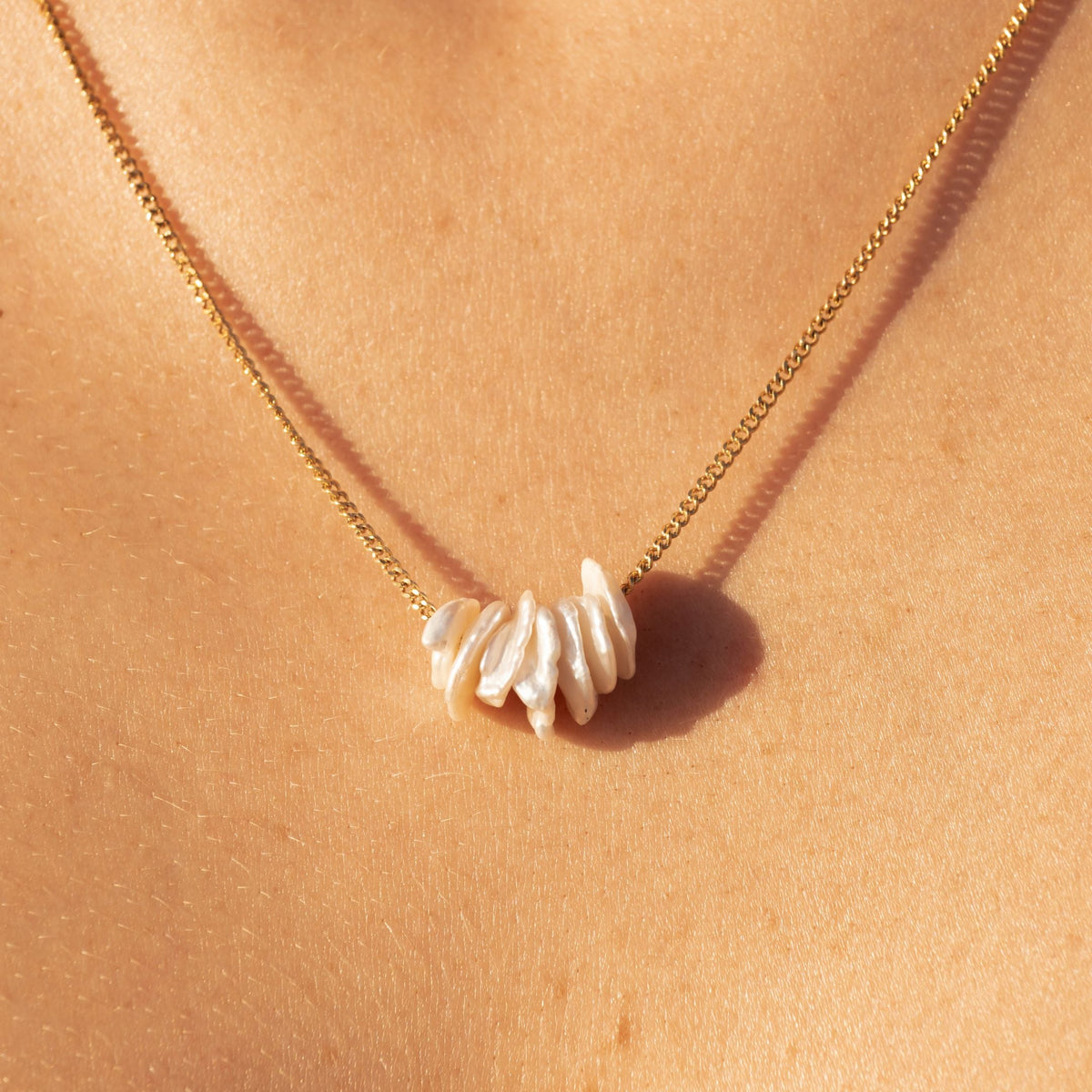 Bruce & Co Isle – Freshwater Pearl Cluster Necklace