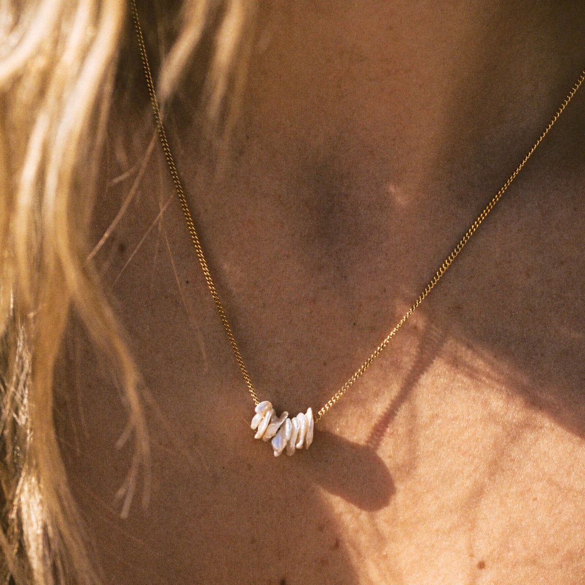Freshwater Pearl Cluster Necklace — Isle