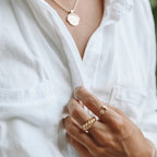 Bruce & Co Island – Adjustable Shell and Whale Tail Ring